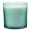 Blue Sprayed Glass Citronella Candle, 50oz