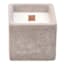 Natural Cement Square Citronella Candle, 12oz
