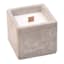 Natural Cement Square Citronella Candle, 12oz
