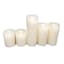 5-Pack Ivory Pillar Candles