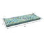 Calista Teal Outdoor Bench Cushion