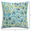 Calista Teal Oversized Square Outdoor Throw Pillow, 20"