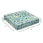 Calista Teal Outdoor Deep Seat Cushion