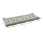 Honeybloom Endive Floral Outdoor Bench Cushion