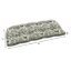 Honeybloom Endive Floral Outdoor Wicker Settee Cushion