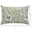 Endive Floral Lumbar Outdoor Throw Pillow, 14x20