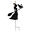 Spellbound Witch & Cat Yardstake, 24"