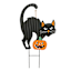 Happy Haunting Black Cat Yardstake, 26"
