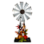 Homespun Harvest Leafy Metal Windmill, 18"