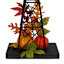 Homespun Harvest Leafy Metal Windmill, 18"