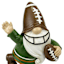 Homespun Harvest Football Player Gnome, 6"