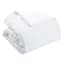 Providence 3-Piece White Cotton Velvet Comforter Set, King