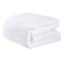 Providence 3-Piece White Cotton Velvet Comforter Set, King