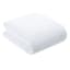 Providence 3-Piece White Cotton Velvet Quilt Set, King