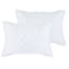 Providence 3-Piece White Cotton Velvet Quilt Set, King