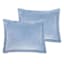 Providence 3-Piece Light Blue Cotton Velvet Comforter Set, King