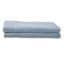 Providence 3-Piece Light Blue Cotton Velvet Duvet Set, King