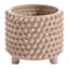 Found & Fable Indoor Studded Tan Planter, Small