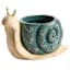 Honeybloom Indoor Resin Snail Planter, 8"
