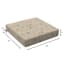 Found & Fable Talia Palm Outdoor Deep Seat Cushion