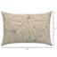 Talia Palm Lumbar Outdoor Throw Pillow, 14x20