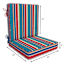2-Piece Alvarado Stripe Outdoor Deep Seat Cushion