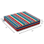 Alvarado Stripe Outdoor Deep Seat Cushion