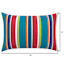 Alvarado Stripe Lumbar Outdoor Throw Pillow, 14x20