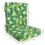 2-Piece Marconi Leaf Outdoor Deep Seat Cushion