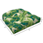 Marconi Leaf Outdoor Wicker Seat Cushion