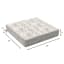 Grey Patna Geo Outdoor Deep Seat Cushion