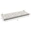 Grey Patna Geo Outdoor Bench Cushion