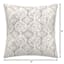 Grey Patna Geo Oversized Square Outdoor Throw Pillow, 20"