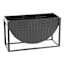 Crosby St. Black Metal Planter Stand, 11.5"