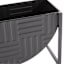 Crosby St. Black Metal Planter Stand, 11.5"