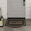 Grey Home Basketweave Doormat, 24x36
