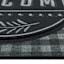 Black Farmhouse Chalkboard Doormat, 18x30