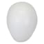 Hey Boo! White Skull Head with LCD Heart Shaped Moving Eyes, 10"