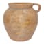 Natural Clay Vase with Handles, 10.75"