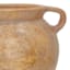 Natural Clay Vase with Handles, 10.75"