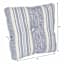 Calisto Pinstripe Outdoor Tufted Back Cushion