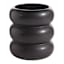 Crosby St. Indoor Black Modern Rib Planter, 6"