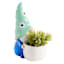 Sunny Club Indoor Green Hat Gnome Planter, 10"