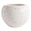Crosby St. Indoor White Terrazzo Cement Planter, 12"