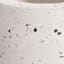 Crosby St. Indoor White Terrazzo Cement Planter, 12"