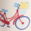 Sunny Club Indoor Bicycle Print Planter, 6"