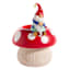 Indoor Resin Gnome Mushroom Planter, 12"