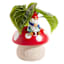 Indoor Resin Gnome Mushroom Planter, 12"