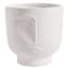 Crosby St. Indoor Face Ceramic Garden Planter, Medium