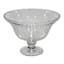 Clear Glass Bowl with Etching, 14x10
